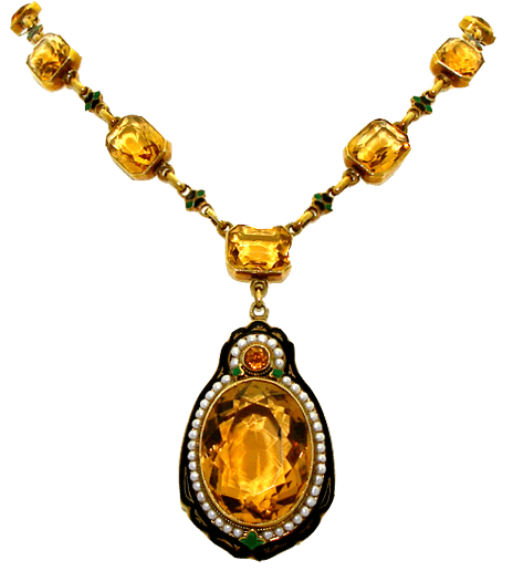 A picture of an antique pendant 