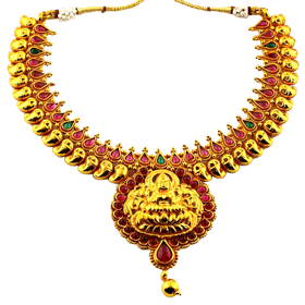 A picture of an antique necklace
