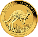 A Perth mind kangaroo gold coin