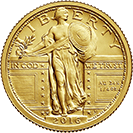 A US commemorative gold coin