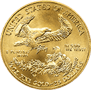 An IRA approved gold coin 