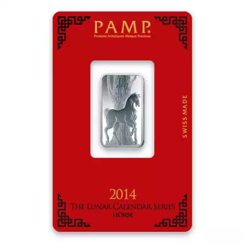 10g PAMP Silver Bar - Lunar Horse (3)