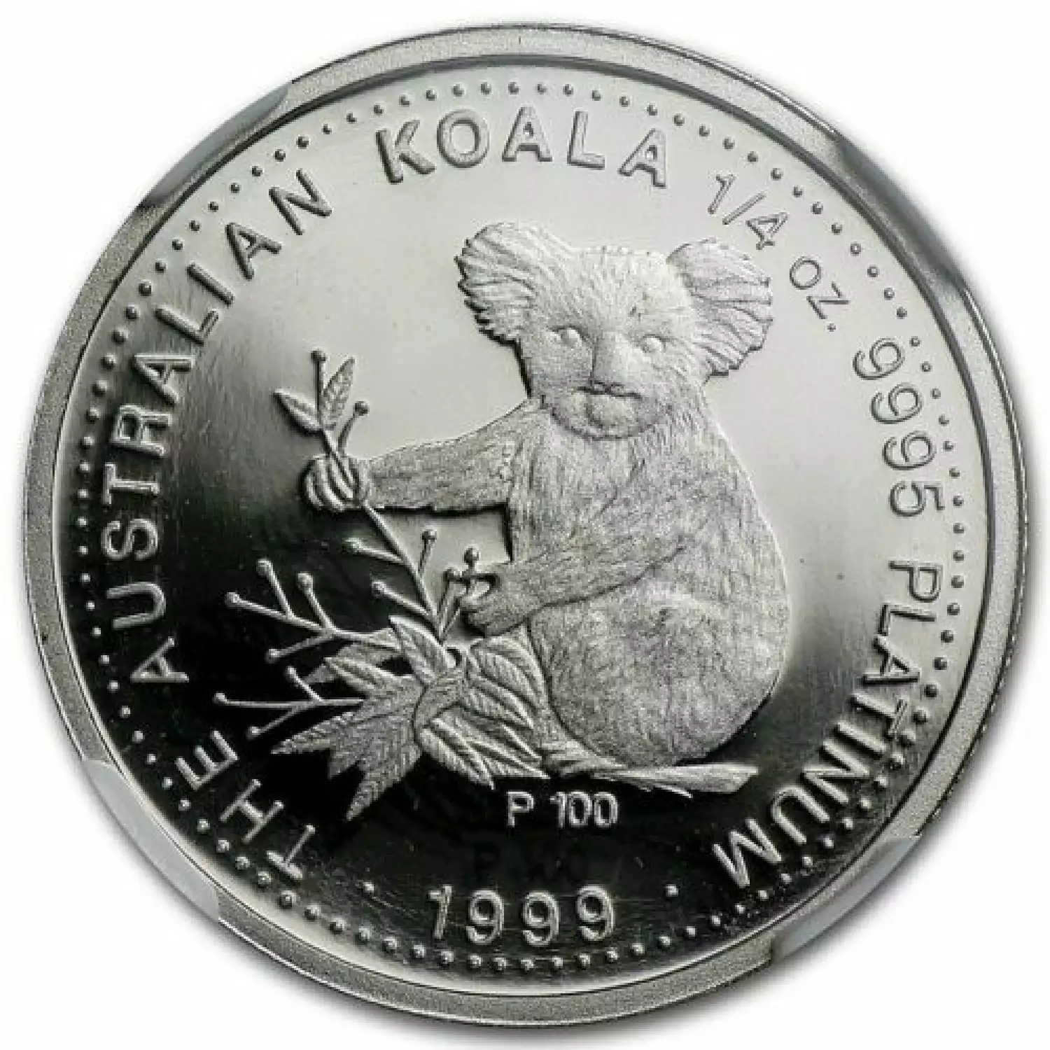 1999 1/4oz Australian Perth Mint Platinum Koala (2)