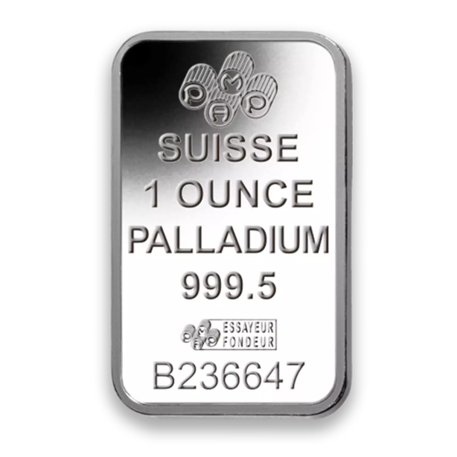 1oz PAMP Palladium Bar - Fortuna