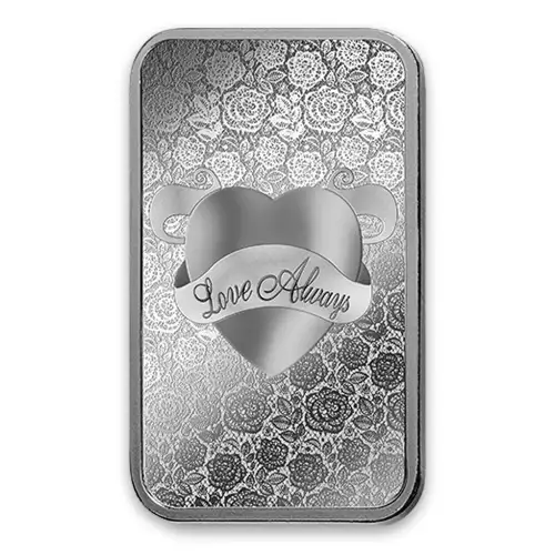 1oz PAMP Silver Bar - Love Always (2)