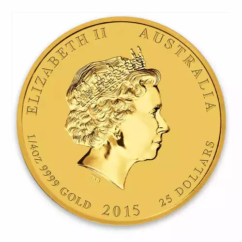 2015 1/4oz Australian Perth Mint Gold Lunar II: Year of the Goat (2)