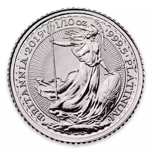 2019 1/10oz British Platinum Britannia Coin (2)