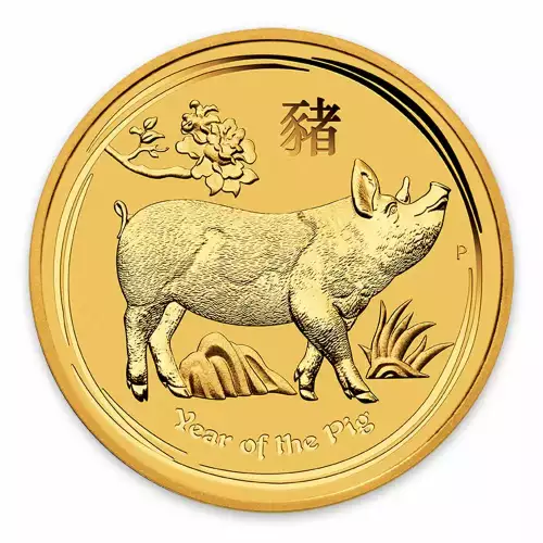 2019 1kg Australian Perth Mint Gold Lunar: Year of the Pig (2)