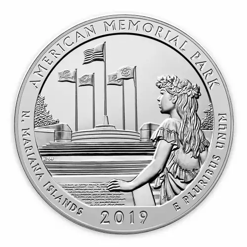 2019 5 oz Silver America the Beautiful American Memorial Park (2)