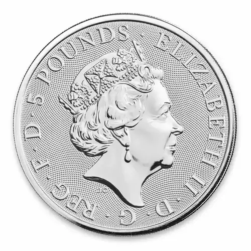 2020 2oz Silver Britain Queen's Beast: The White Lion of Mortimer (3)
