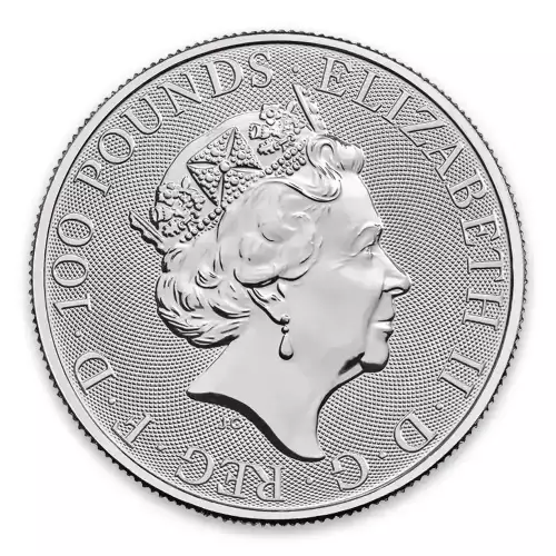 2020 Britain 1 oz Platinum Queen's Beasts The Yale of Beaufort (3)