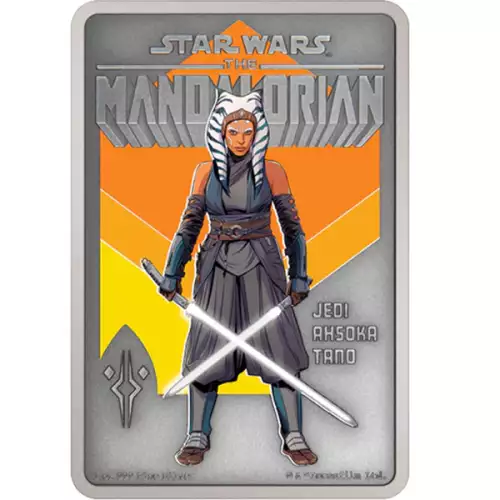 2022 1oz The Mandalorian Classic - Ahsoka Tano Silver Poster Coin (2)