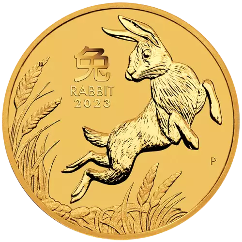 2023 1/4oz Australian Perth Mint Gold Lunar II: Year of the Rabbit (2)