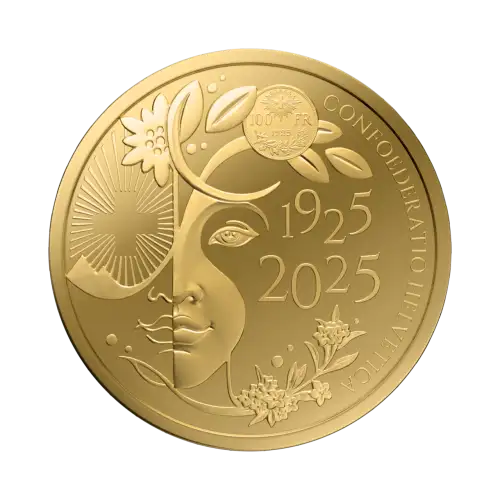 2025 1 oz - 100 Years 100-Franc Vreneli Gold Coin (3)