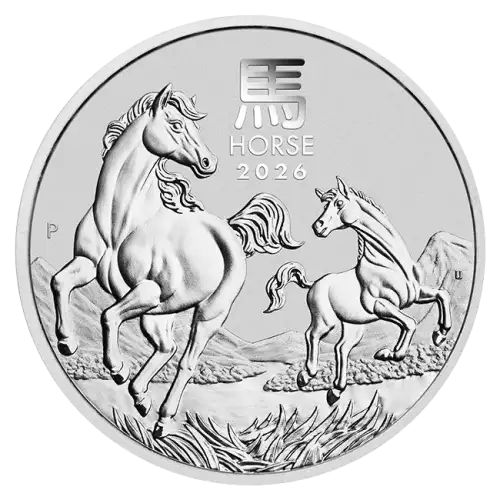 2025 5oz Australian Perth Mint Silver Lunar III: Year of the Horse (2)