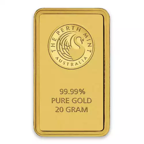 20g Australian Perth Mint gold bar - minted