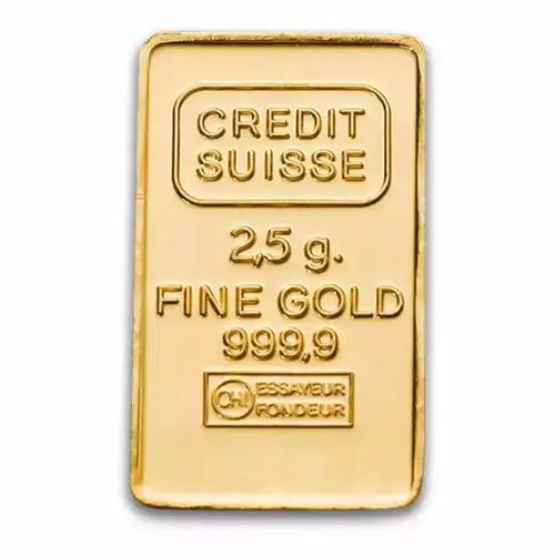 2.5g Credit Suisse Gold Bar (2)