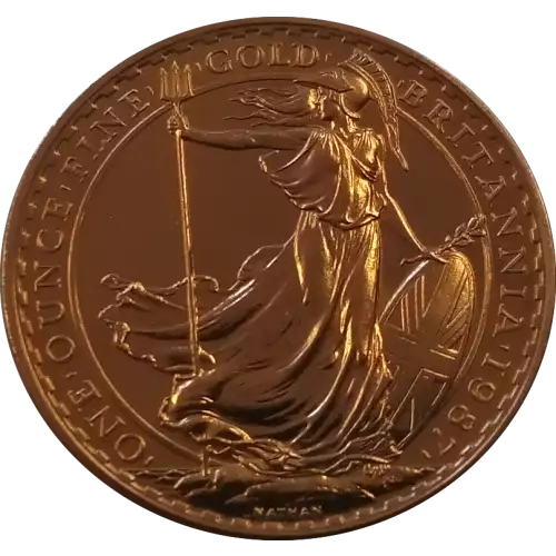 Any Year 1oz British Gold Britannia - 22k (1987-2012) (2)