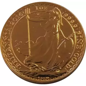 Any Year 1oz British Gold Britannia - 9999 (2013-present)