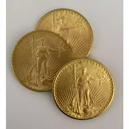 Any Year $20 Saint Gauden Double Eagle Gold Coin (4)