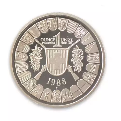 Any Year - Swiss 1oz Platinum Shooting Thaler (5)