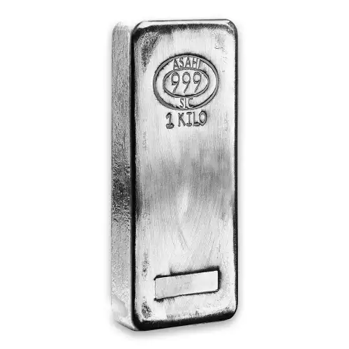 Asahi 1kg  Cast Silver Bar (2)