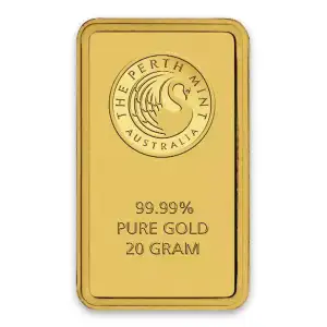 20g Australian Perth Mint gold bar - minted