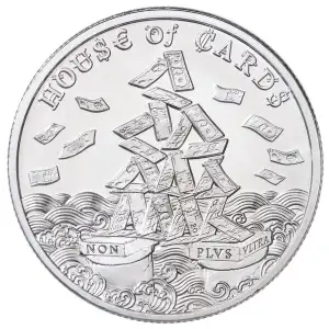 2022 2oz Nuie The Awakening House of Cards Round Silver Coin (2)