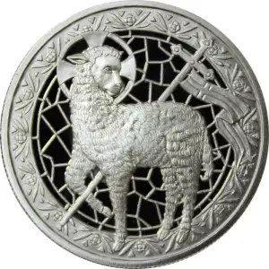 1 oz Silver Round Lamb of God (4)