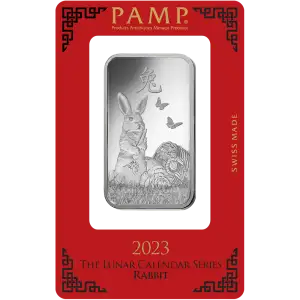 2023 1oz Silver Bar Of The Rabbit (2)
